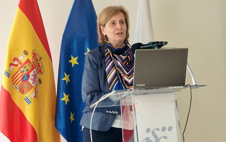Pilar Rodríguez Ledo durante su intervención.
