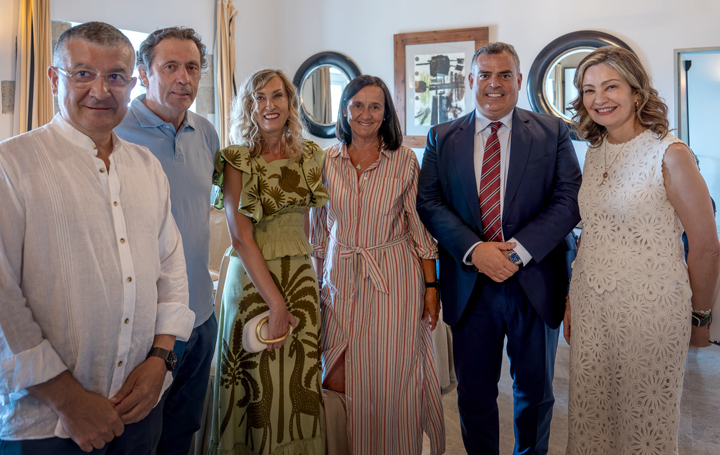 Rafael López, Luis Paz Ares, Feli Rodríguez, Pilar Mazón, Felipe Couñago e Inmaculada Ramos.