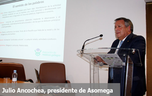 Julio Ancochea, presidente de Asomega, abrió el ciclo "Medicina y Humanidades" 