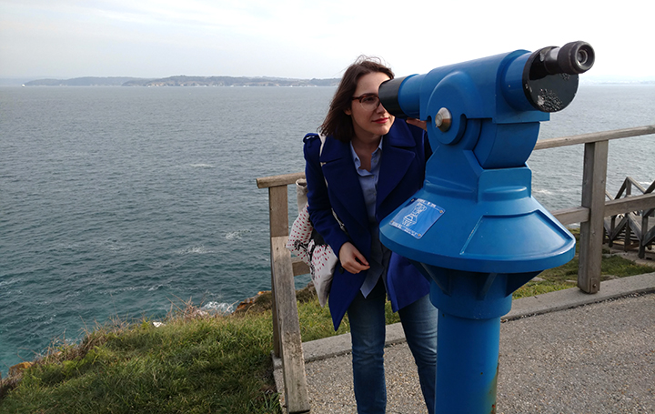 Ana Díaz Gavela en Ferrol