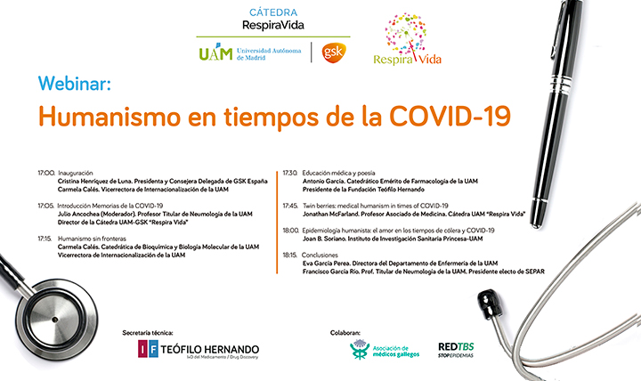 Pincha sobre la imagen para ver en ventana nueva la información del webinar "Humanismo en tiempos de la Covid-19".