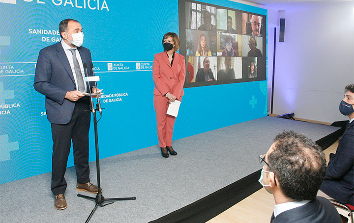 Intervención del conselleiro de Sanidade, García Comesaña, en la toma de posesión de Inmaculada Ramos como directora del distrito sanitario de Monforte