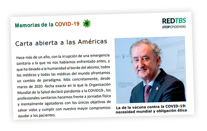 Imagen de la última entrega de "Memorias de la Covid-19. La pandemia en las Américas"