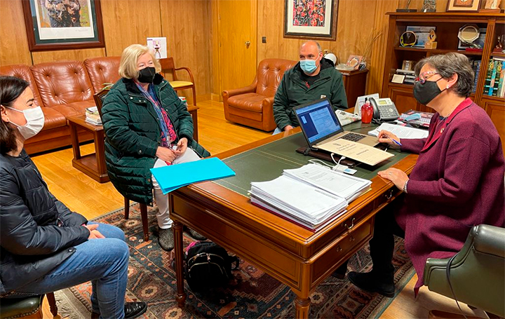 Reunión en el Ayuntamiento de Xinzo de Limia para preparar esta segunda jornada.