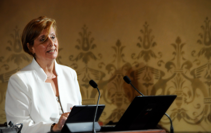 Pilar Rodríguez Ledo durante su intervención.