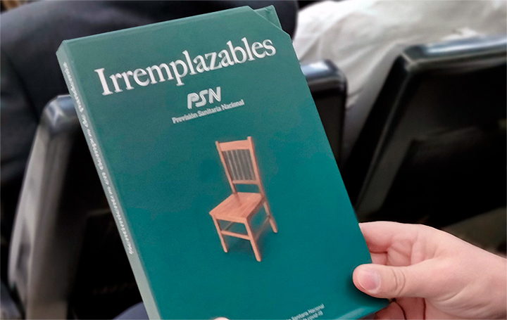 Portada del libro homenaje "Irremplazables" editado por PSN