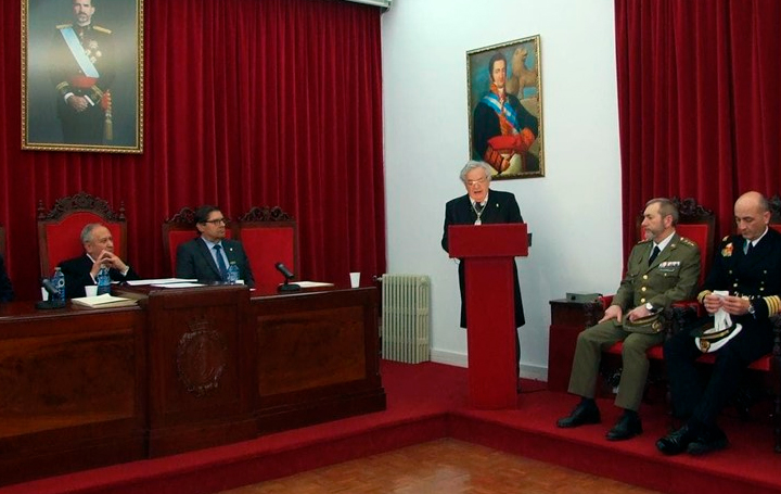 Francisco Martelo Villar en una imagen de la Real Academia de Medicina de Galicia de 2019.