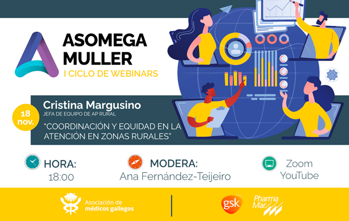 Cartel anunciador del webinar del día 18 de noviembre