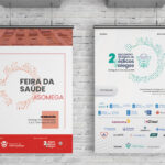 Carteles II Encontro Mundial de Médicos Galegos y Feira da Saúde
