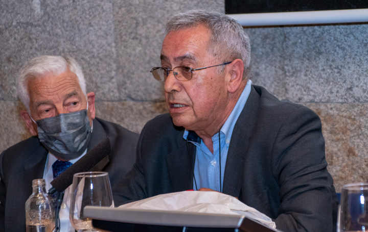 José Manuel Lage, promotor del Museo do Médico Rural. A su izquierda Miguel Carrero, presidente de PSN.