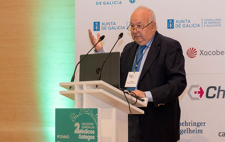 Joaquín Potel en el II Encontro Mundial de Médicos Galegos
