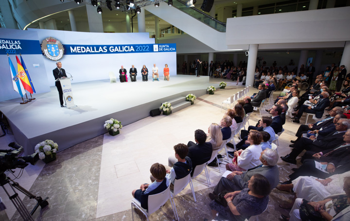 Entrega de las Medallas de Ouro de Galicia 2022