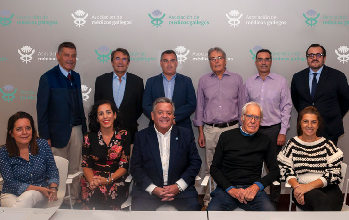 Foto de familia de la Junta Directiva de Asomega del 26 de septiembre de 2022.