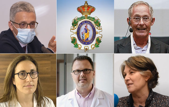 Rosendo Bugarín, Ángel Carracedo, Teresa Jorge, Federico Martinón-Torres y Carmen Montero, nuevos miembros de la Real Academia de Medicina.