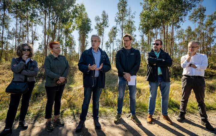 Plantación de árboles en Galicia por parte de Separ y Chiesi