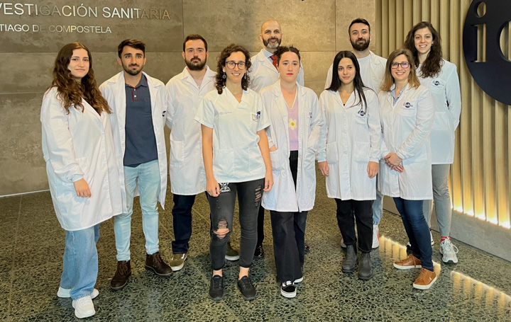 Investigadores del grupo de Patología Musculoesquelética del Instituto de Investigación Sanitaria de Santiago (IDIS) que participan en Endotarget.