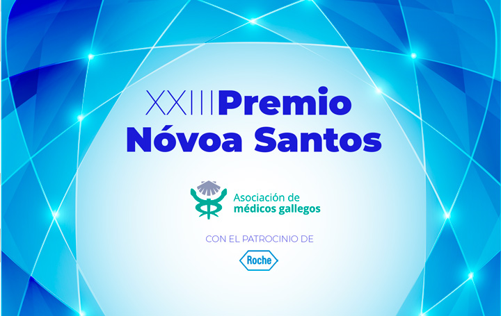 Cartel anunciador de la convocatoria del XXIII Premio Nóvoa Santos.