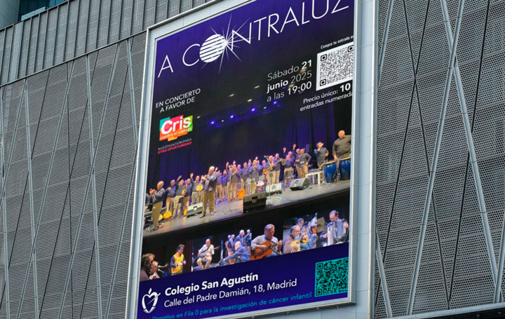 Concierto de A Contraluz 21 de junio a beneficio de Cris contra el cáncer.