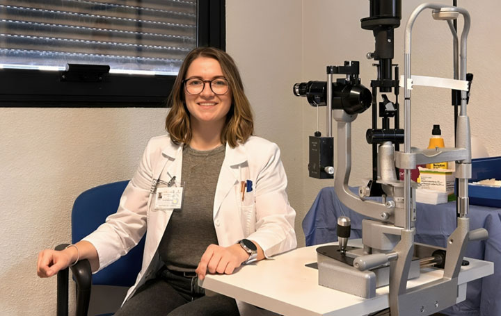 Anastasiya Sachkouskaya, ganadora de la V Beca de Oftalmología Asomega "Profesor García Sánchez".