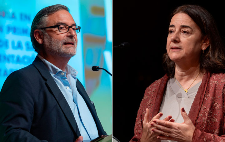 Lorenzo Armenteros y Cristina Margusino.