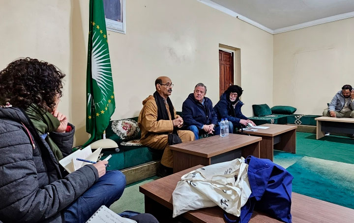 Reunión con el ministro de Sanidad.