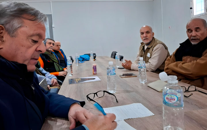 Reunión con el ministro de Sanidad.