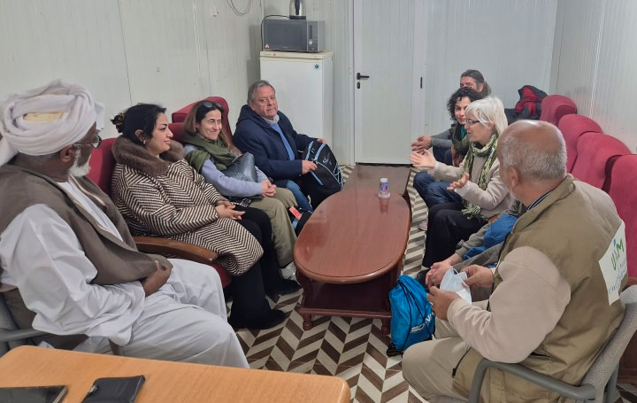 Encuentro con el presidente de ACNUR en Argelia.