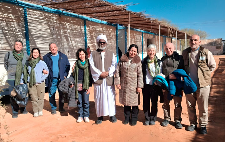 Encuentro con el presidente de ACNUR en Argelia.