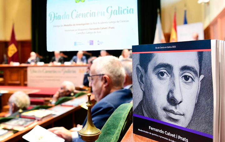 Acto central del Día da Ciencia en Galicia 2025 celebrado en el Pazo de Fonseca.