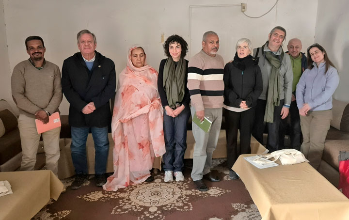 Visita al Ministerio de Asuntos Sociales y Promoción de la Mujer en el Sáhara.
