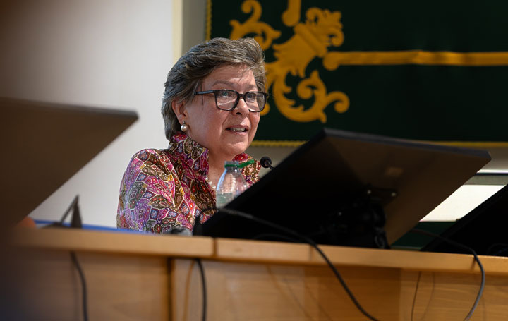 Mercedes Ancochea, presidenta de Los Peregrinos de Marte.