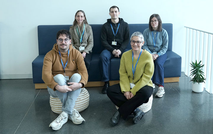 María Mayán e o seu equipo.