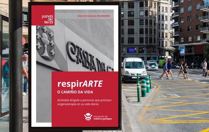 respirARTE se celebrará el día 26 de junio en la Casa de Galicia de Madrid.