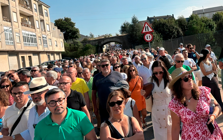 Manifestación en A Gudiña por su tren.